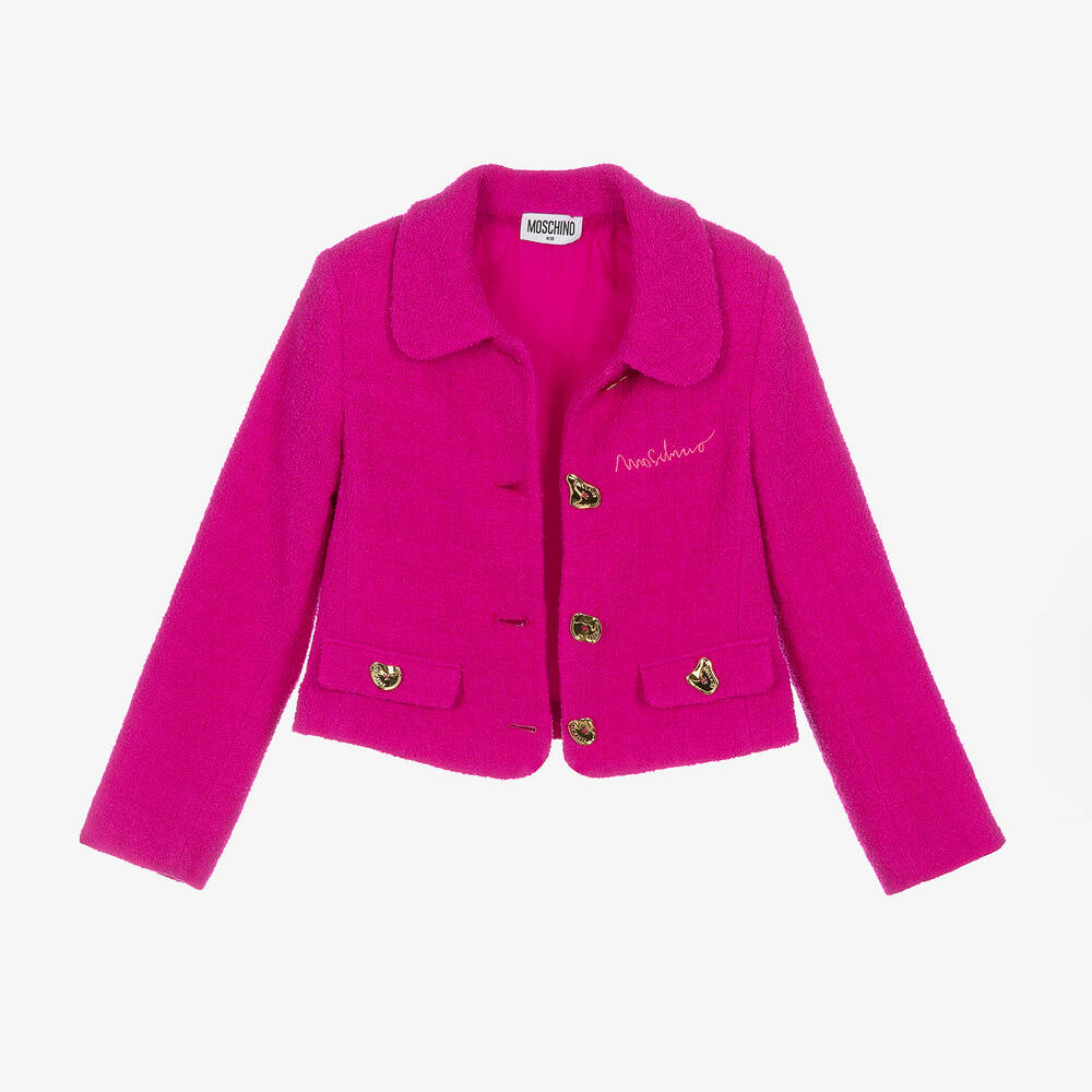 Moschino pink coat shop