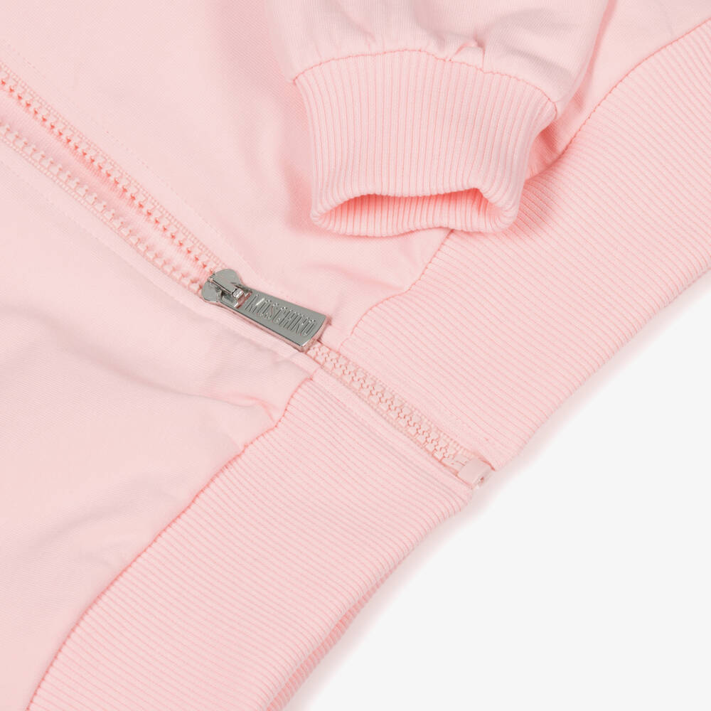 Moschino-Хлопковый комплект Розовый медвежонок для девочек | Childrensalon Outlet