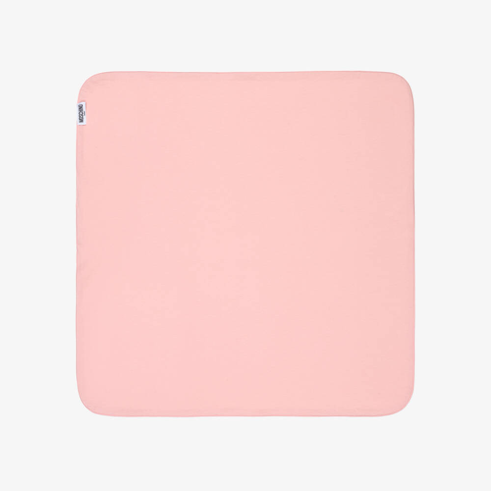 Moschino-Girls' Rosy Bear Emblem Blanket | Childrensalon Outlet