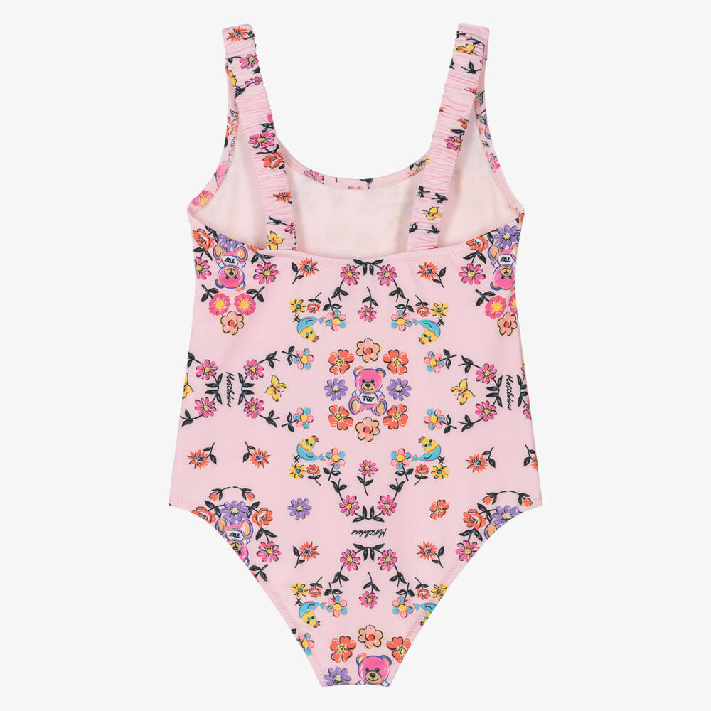 Moschino-ملابس سباحة زهرية للبنات | Childrensalon Outlet