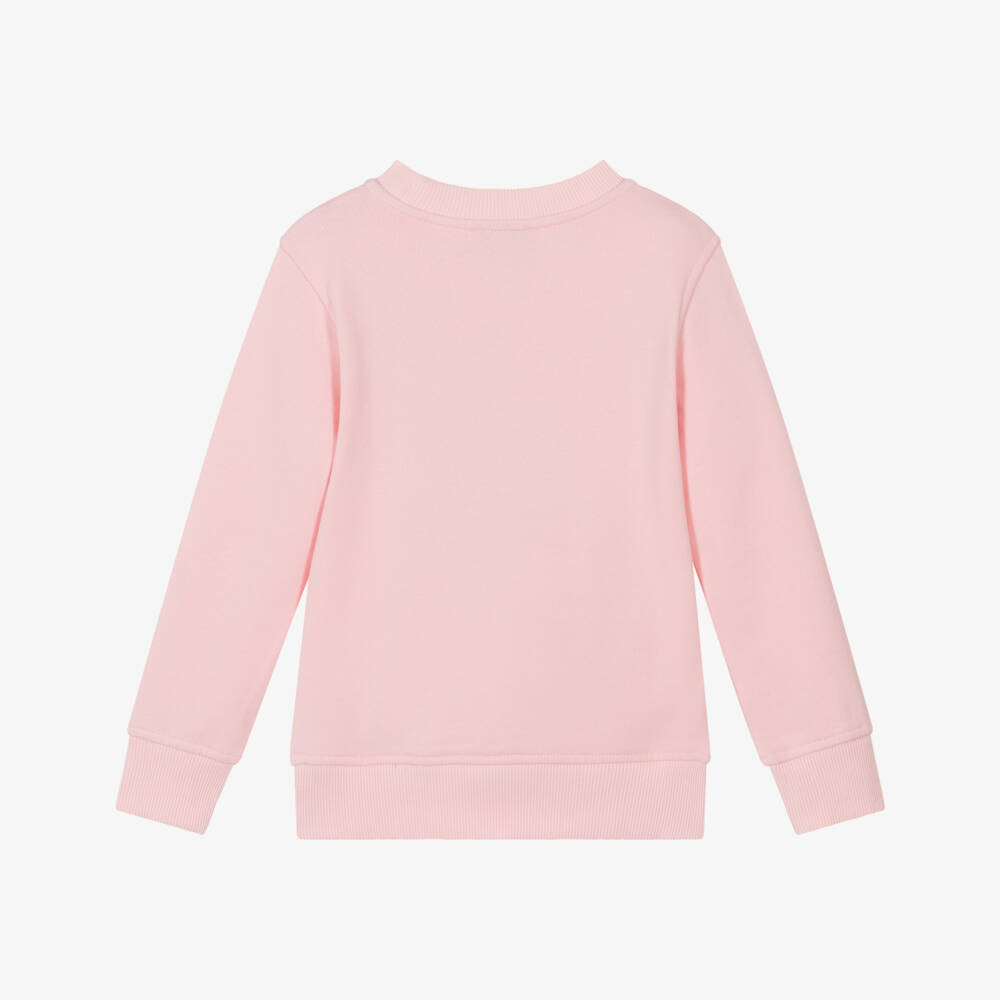 Moschino-Girls' Soft Pink Bear Jersey Top | Childrensalon Outlet