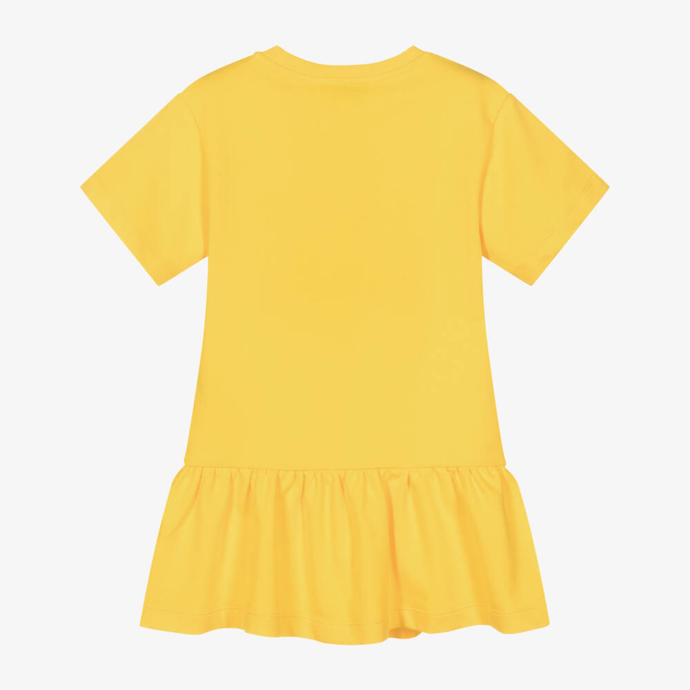 Moschino-Girls Sunny Teddy Motif Dress | Childrensalon Outlet