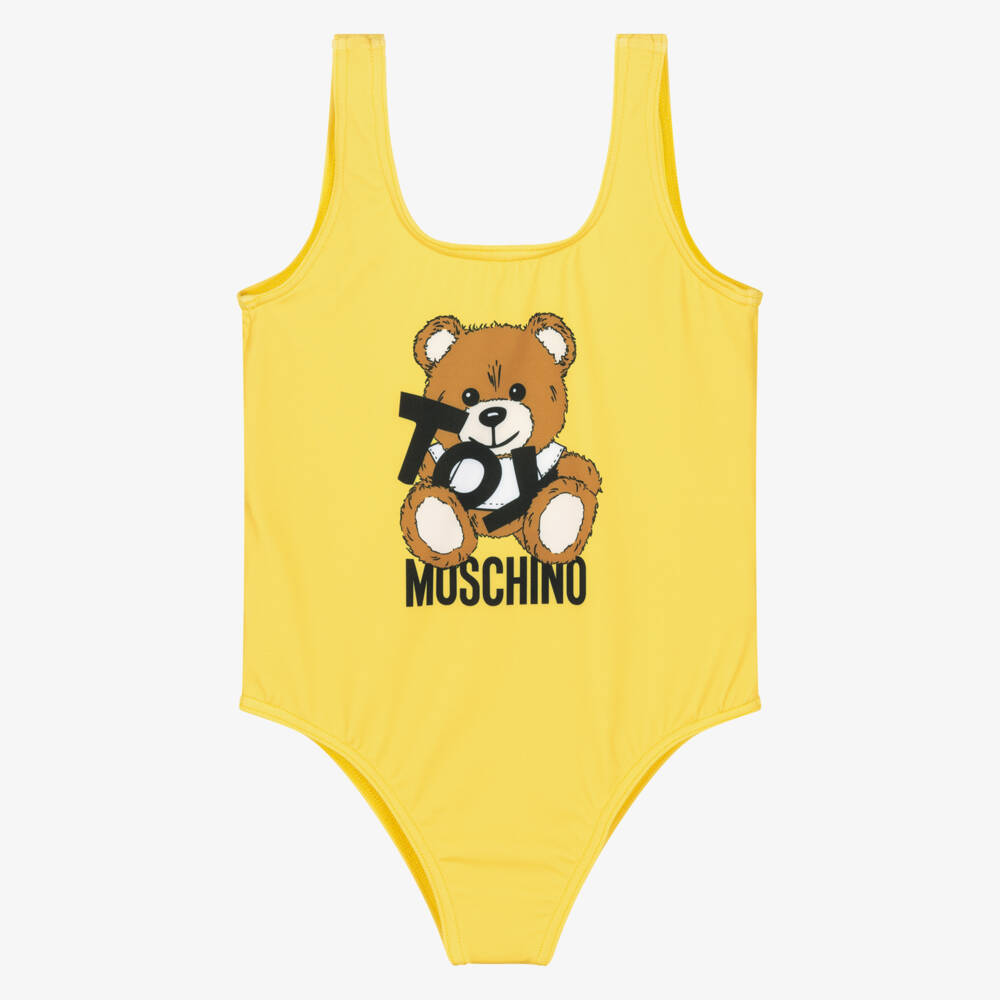 Moschino-Girls Sunshine Bear Swimwear Delight | Childrensalon Outlet