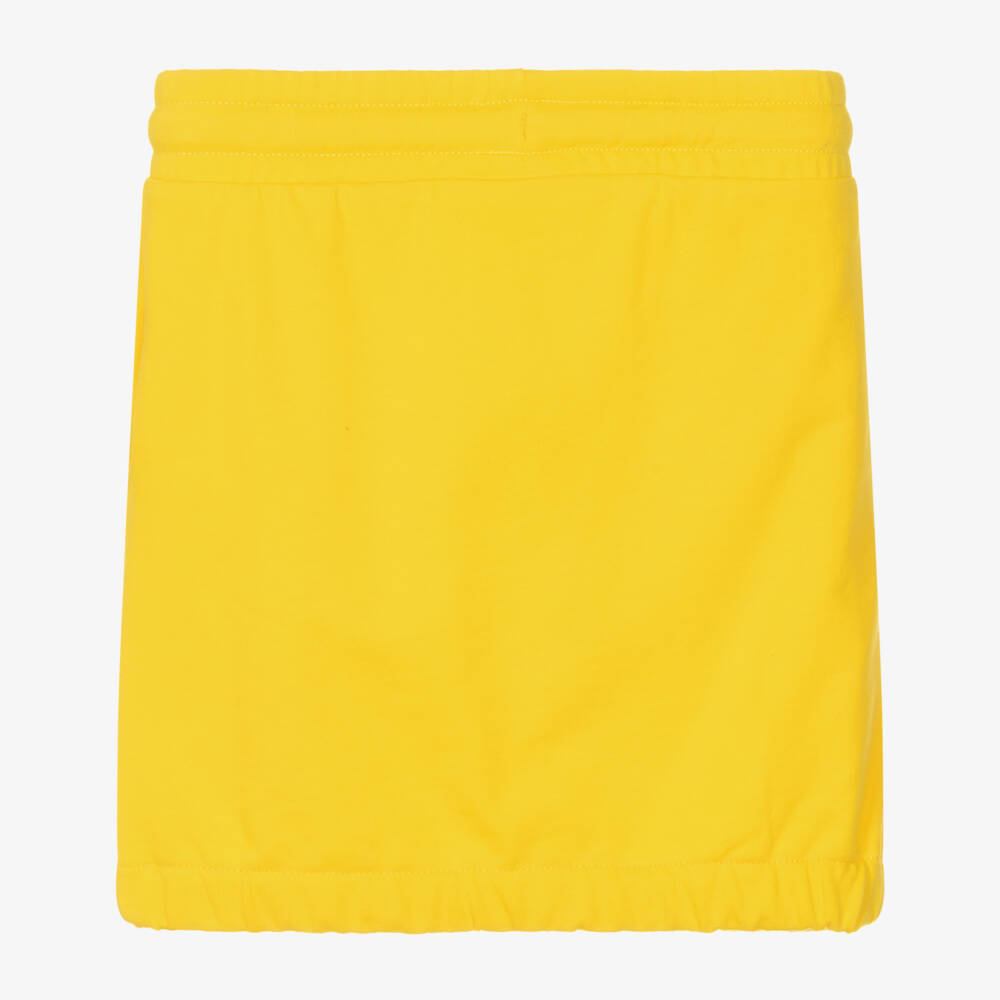 Moschino-Girls Sunshine Teddy Cotton Skirt | Childrensalon Outlet