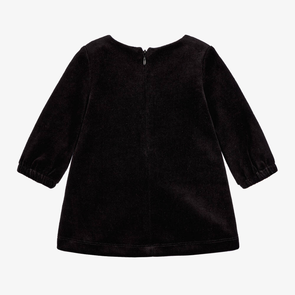 Moschino Baby-Girls Velour Dress with Heart Accents | Childrensalon Outlet