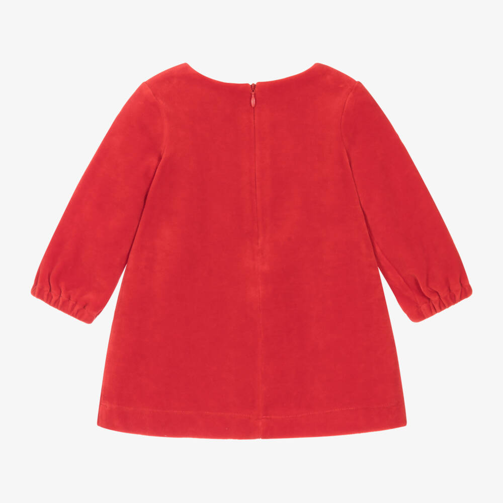 Moschino Baby-Girls Velour Red Heart Dress | Childrensalon Outlet