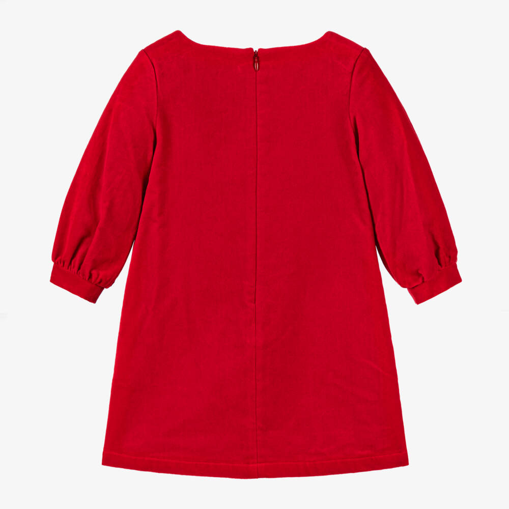 Moschino Kid-Teen-Girls Velvet Dress with Hearts | Childrensalon Outlet