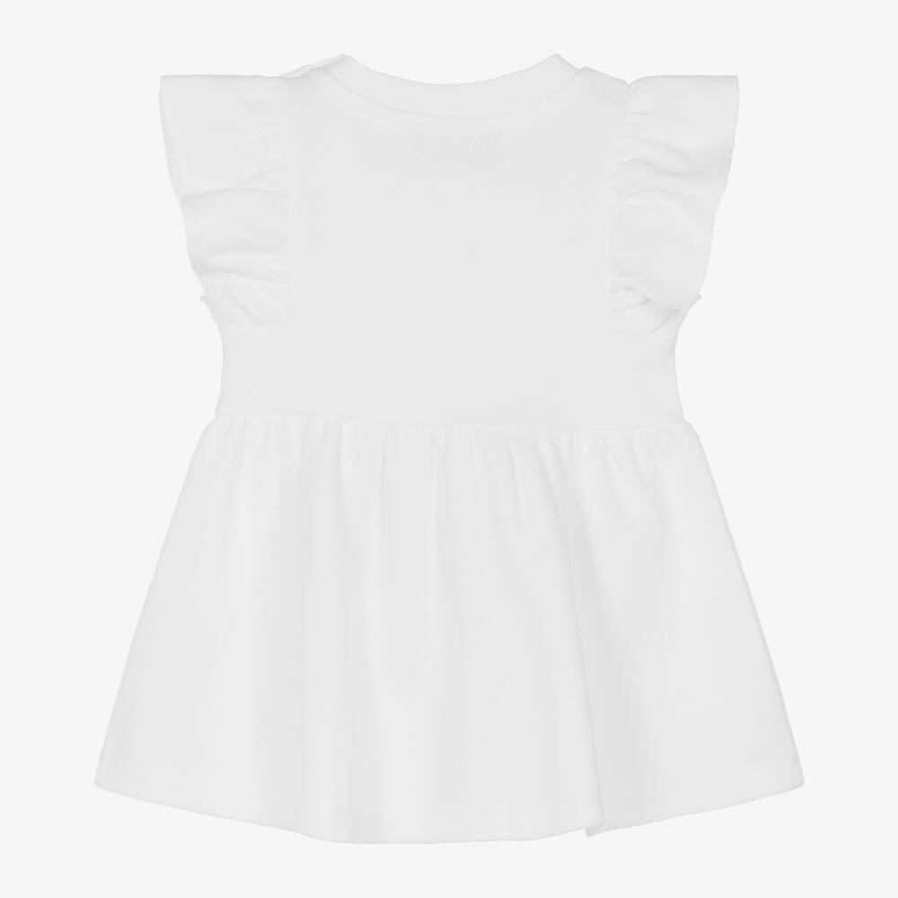 White cotton baby dress online