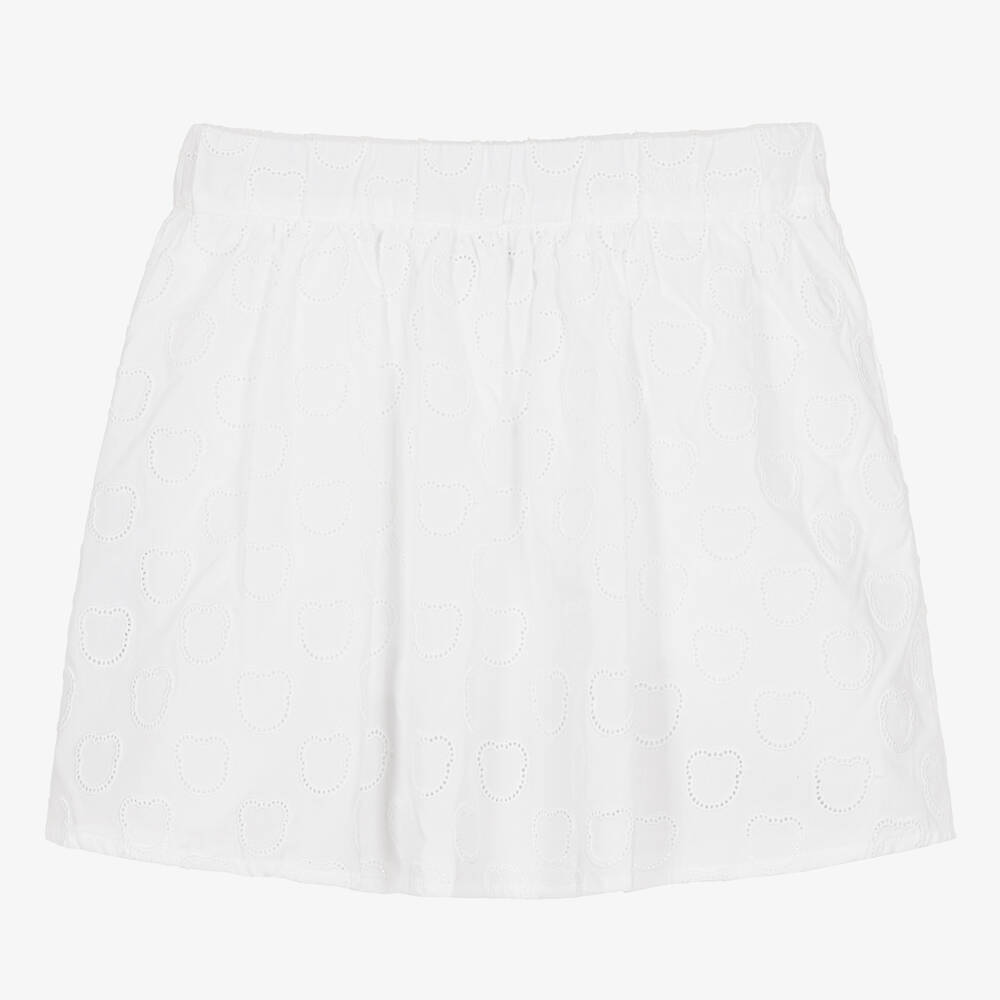 Moschino Kid-Teen-Girls White Teddy Bear Skirt | Childrensalon Outlet