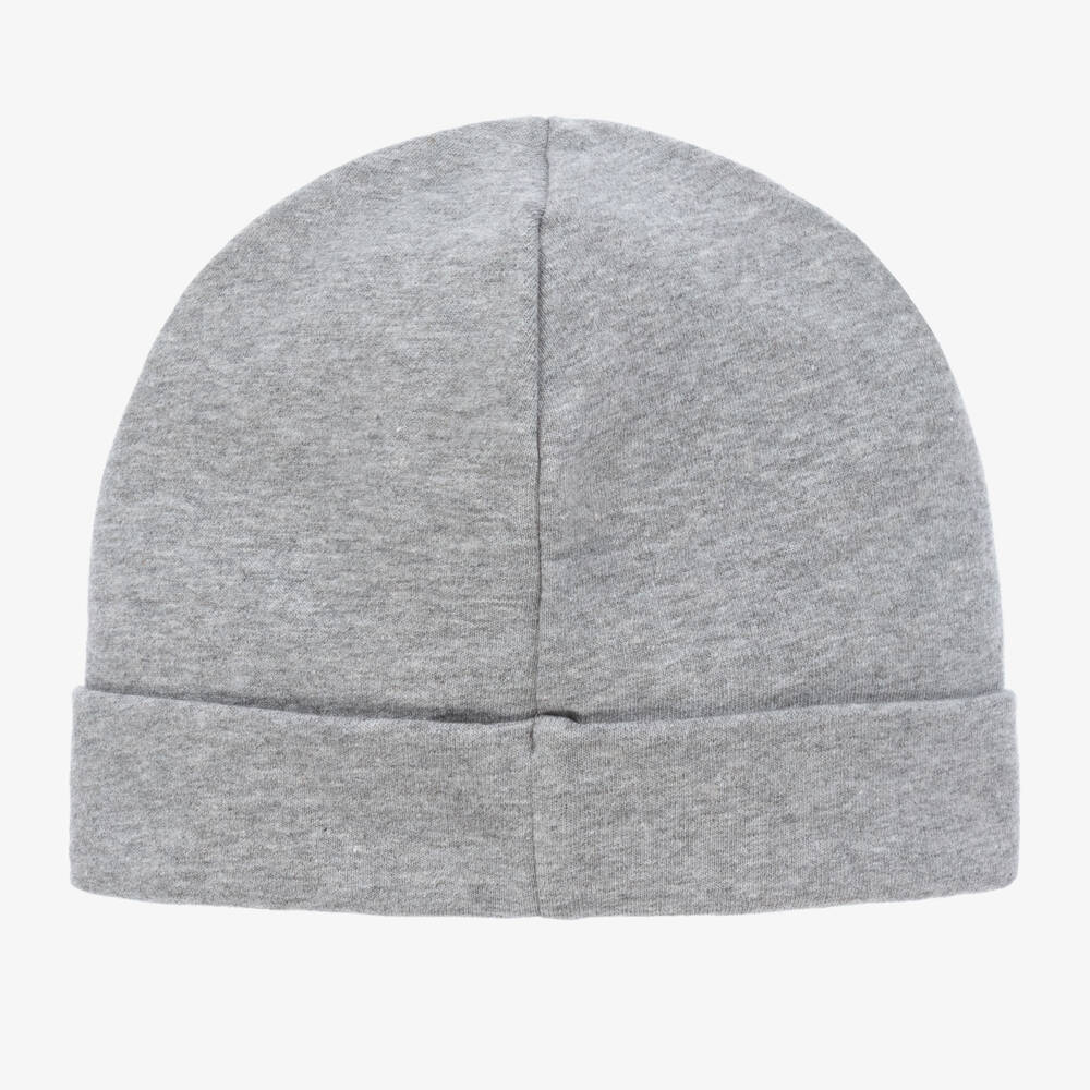 Moschino Baby-Grey Teddy Bear Baby Layette Hat | Childrensalon Outlet