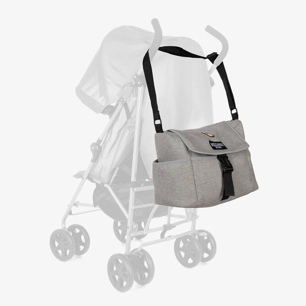 Moschino diaper bag grey hotsell