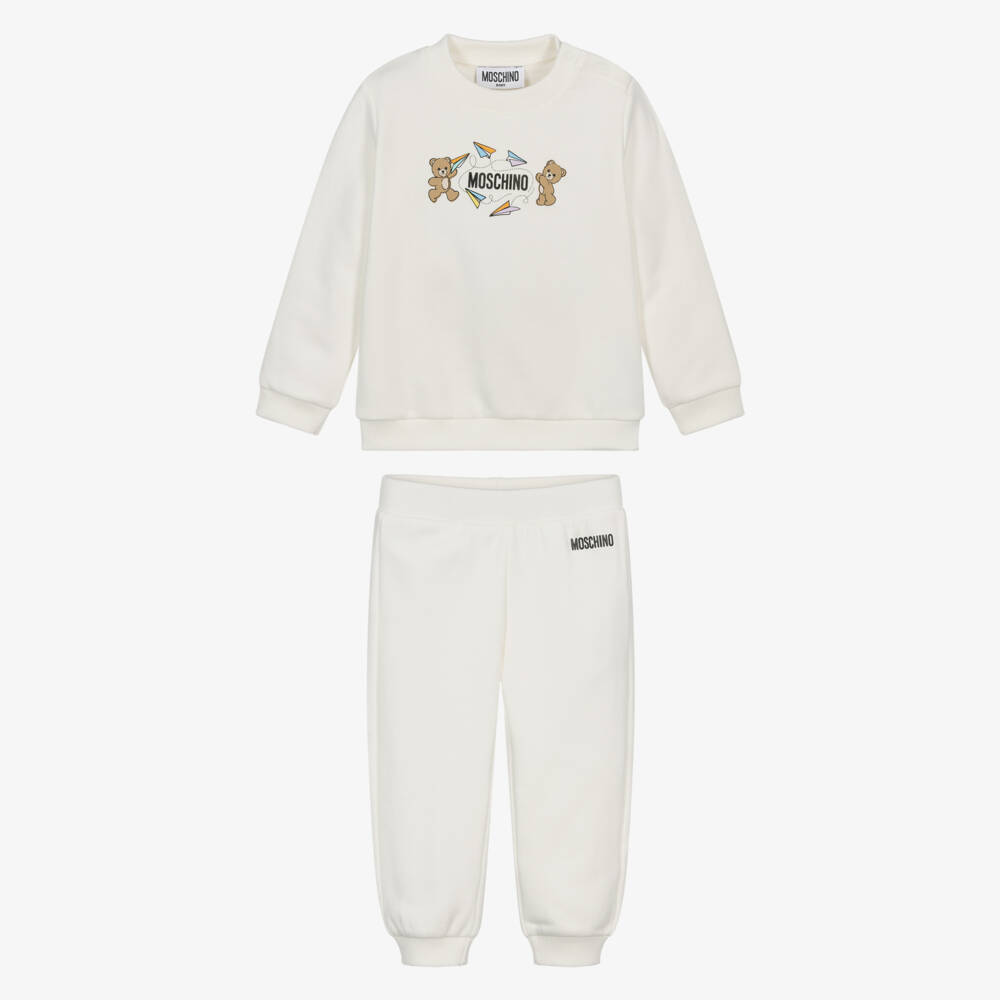 Moschino-Ivory Bears Tracksuit | Childrensalon Outlet