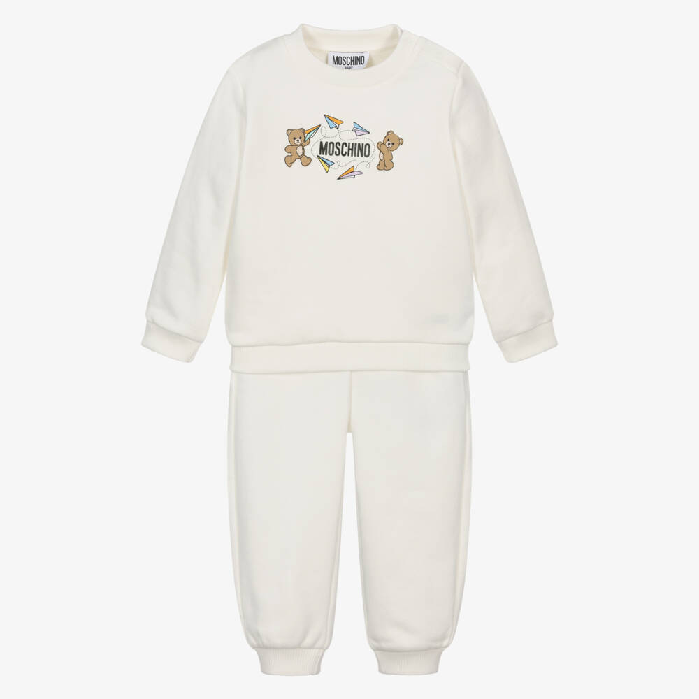 Moschino-Ivory Bears Tracksuit | Childrensalon Outlet