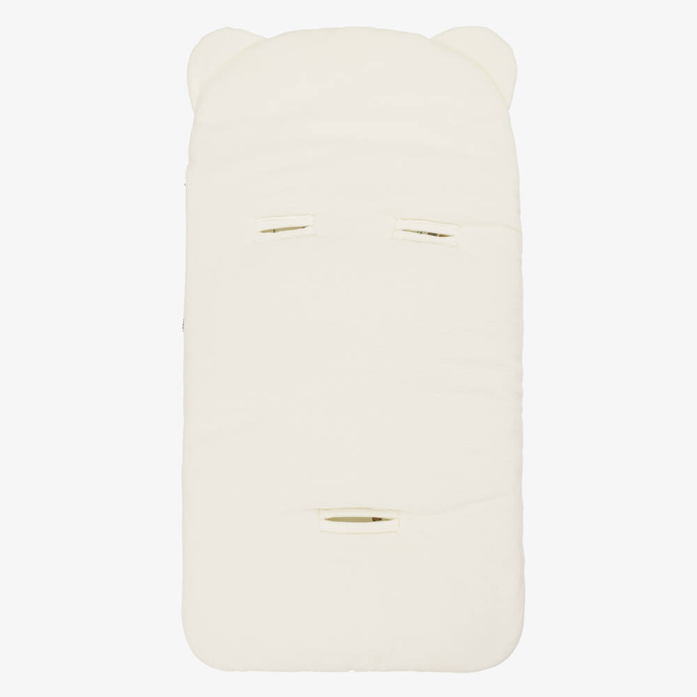 Moschino-Ivory Corduroy Nest with Forest Themed Print (80cm) | Childrensalon Outlet