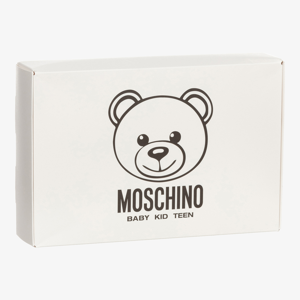 Moschino Baby-Ivory Cotton Logo Tracksuit | Childrensalon Outlet