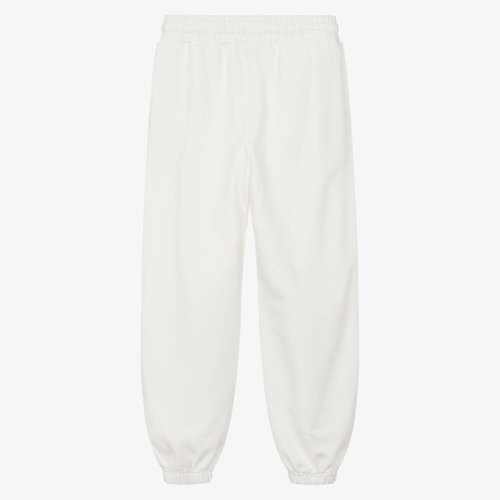Moschino-Ivory Moschino Joggers | Childrensalon Outlet