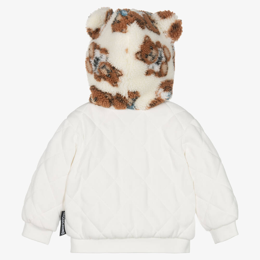 Zip up teddy hoodie best sale