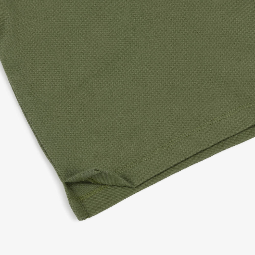 Moschino-Khaki Green Bear Polo T-shirt | Childrensalon Outlet