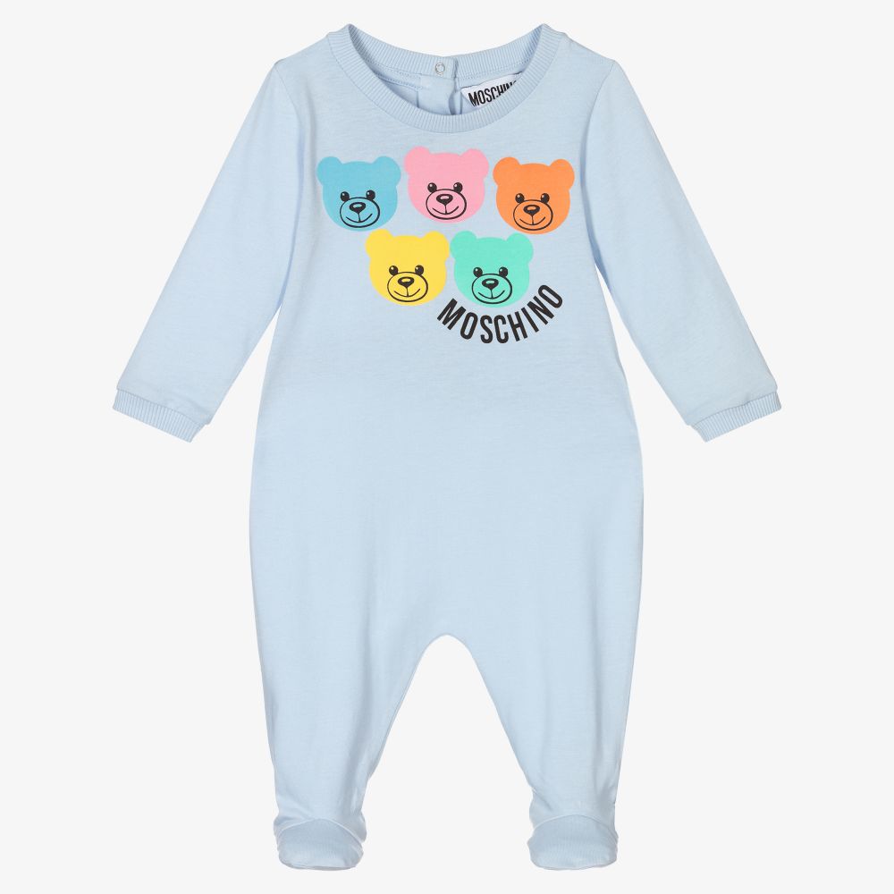 Moschino Baby - Grenouillère bleu clair | Childrensalon