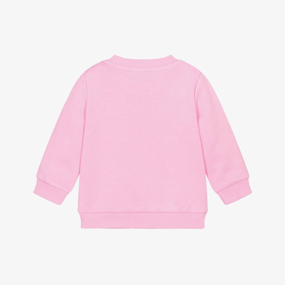 Moschino-Pink Cherry Bear Logo | Childrensalon Outlet