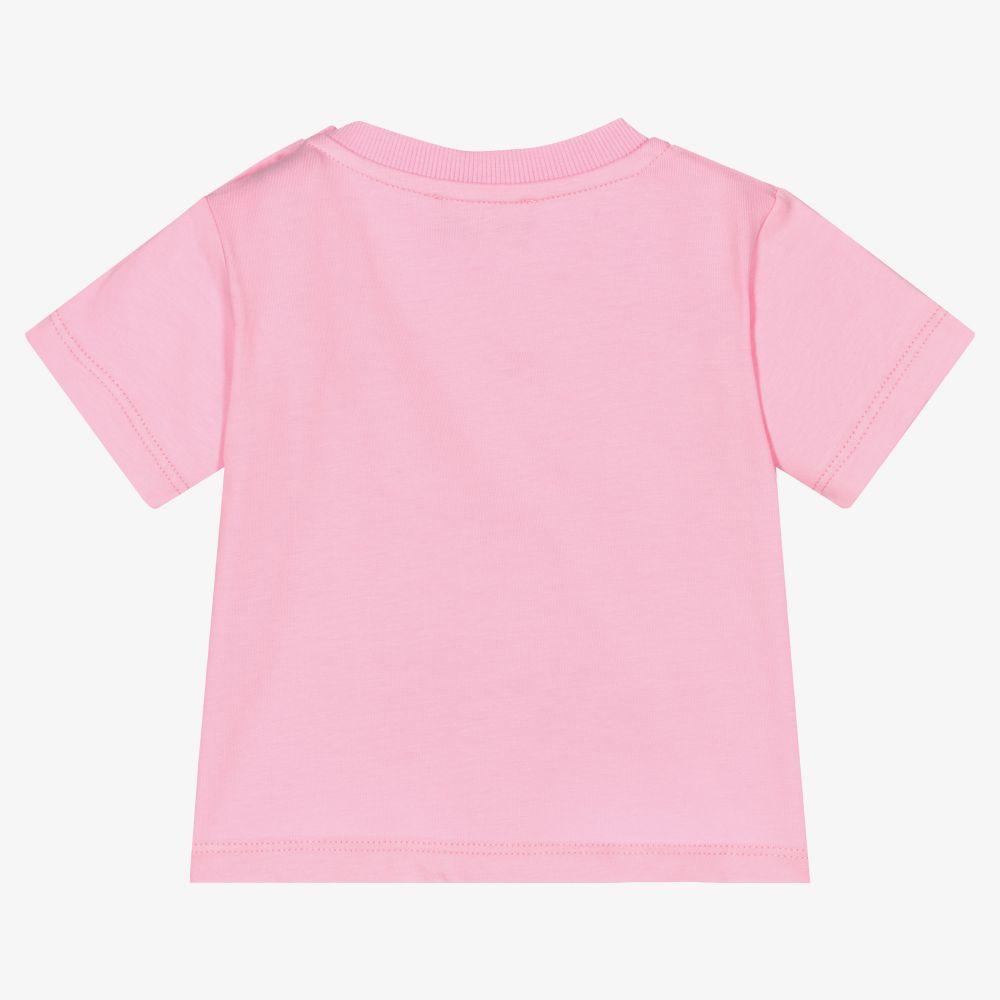Tシャツ・カットソー Moschino FW24 Pink poplin shirt (J02015432 1229) ピンク系 Moschino(モスキーノ) Tシャツ・カットソー(レディース