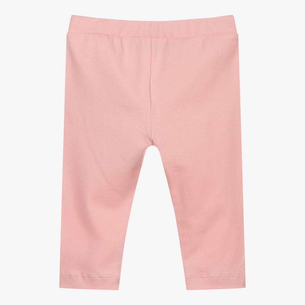 Moschino Baby-ليغنغز أطفال بناتي قطن جيرسي لون زهري | Childrensalon Outlet