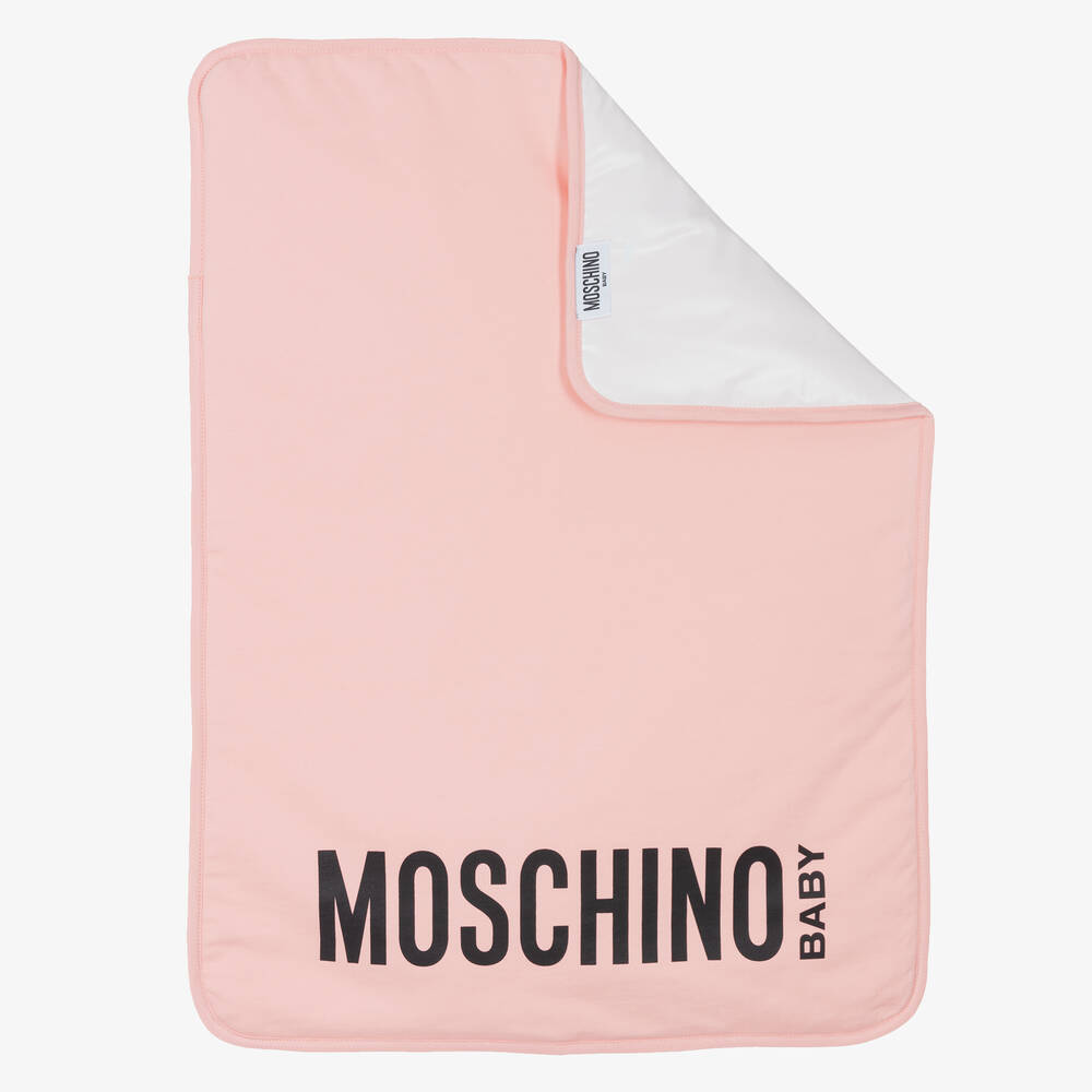 Moschino Baby-Pink Teddy Bear Changing Bag (60cm) | Childrensalon Outlet