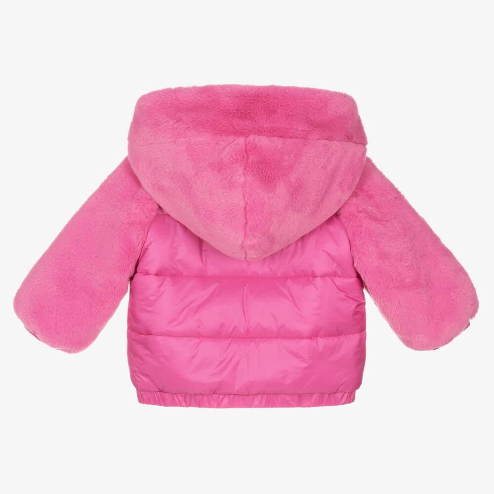Teddy bear puffer coat best sale