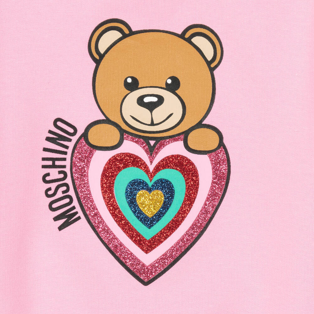 Moschino Kids Love Heart Teddy Sweatshirt (4-14 Years)