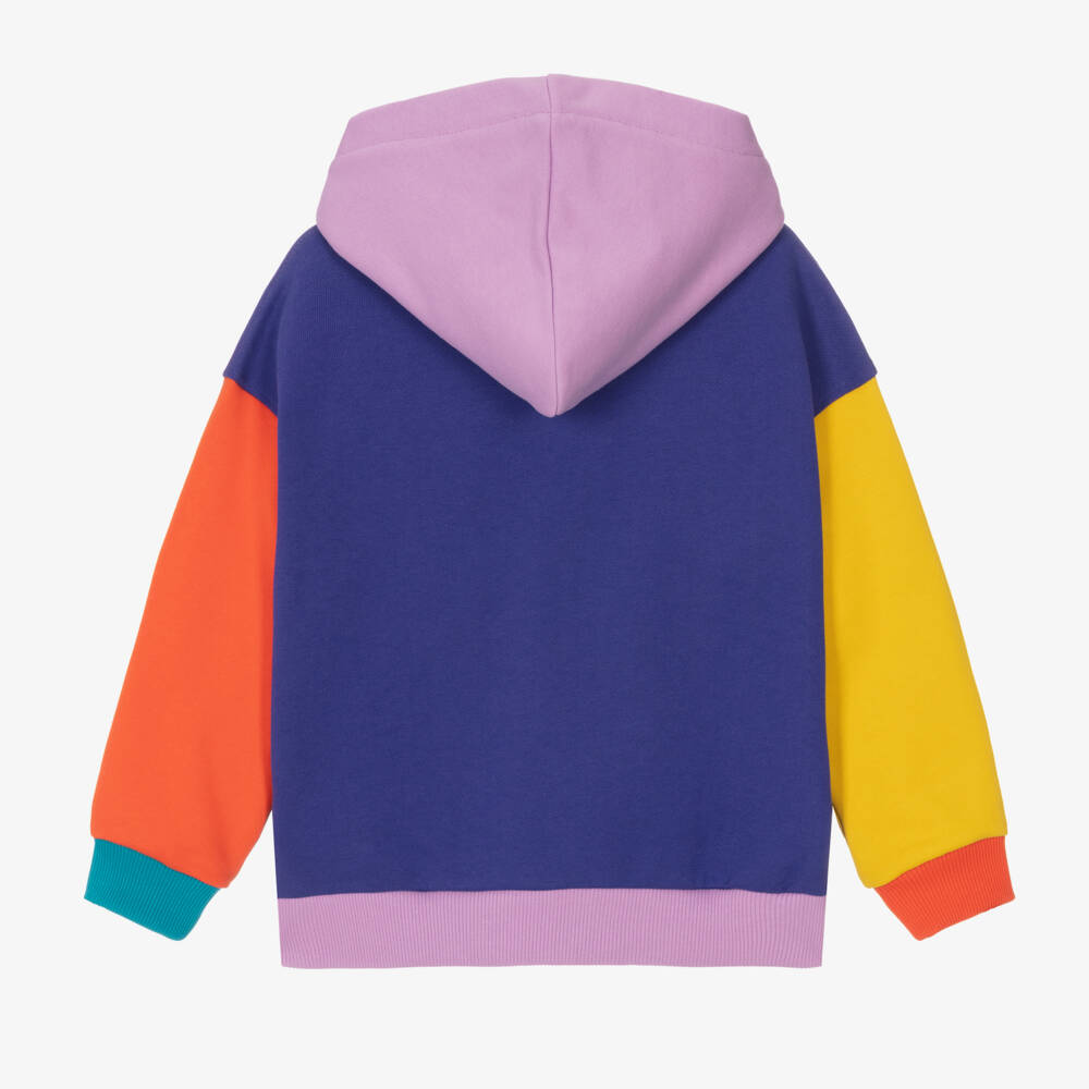 Moschino Kid-Teen توب هودي قطن جيرسي لون بنفسجي Childrensalon