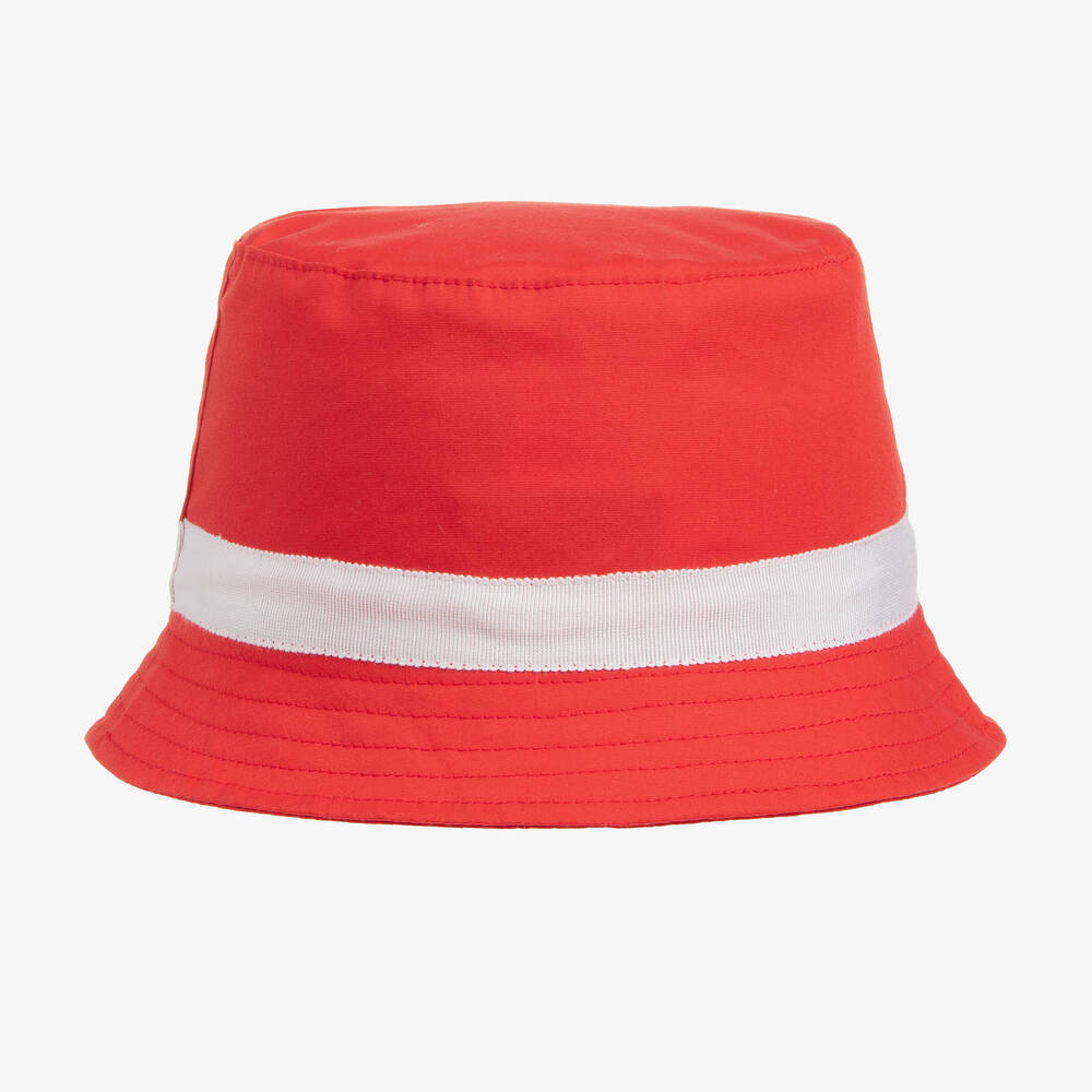 Moschino Малыши-Красная панама с медвежонком | Childrensalon Outlet