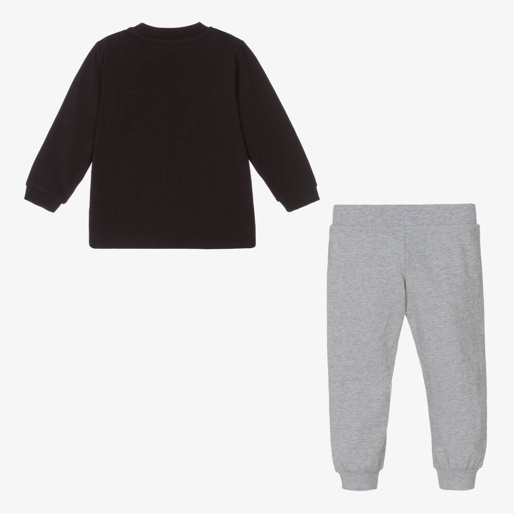 Moschino Baby-Teddy Camera Cotton Trouser Set | Childrensalon Outlet