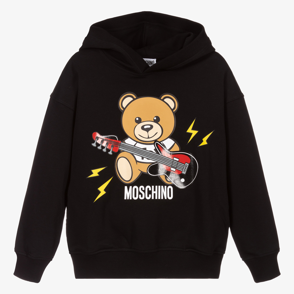 Moschino black hoodie hot sale