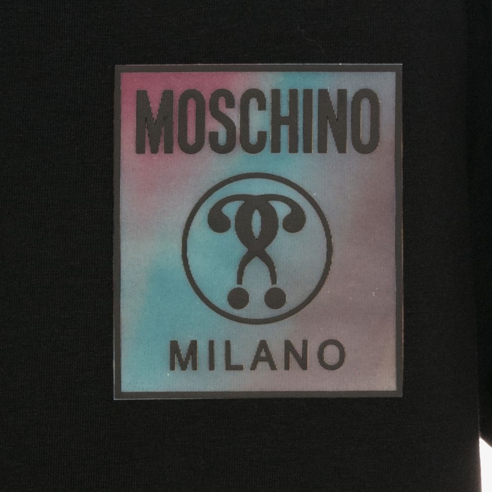 Moschino Kid-Teen-تيشيرت تينز قطن لون أسود | Childrensalon Outlet