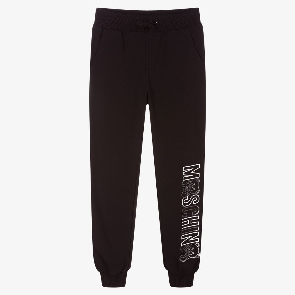 Moschino Kid-Teen - Schwarze Teen Jogginghose | Childrensalon