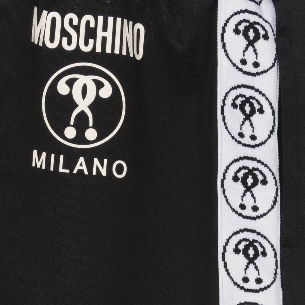 Moschino Kid-Teen-Teen Black Logo Joggers | Childrensalon Outlet