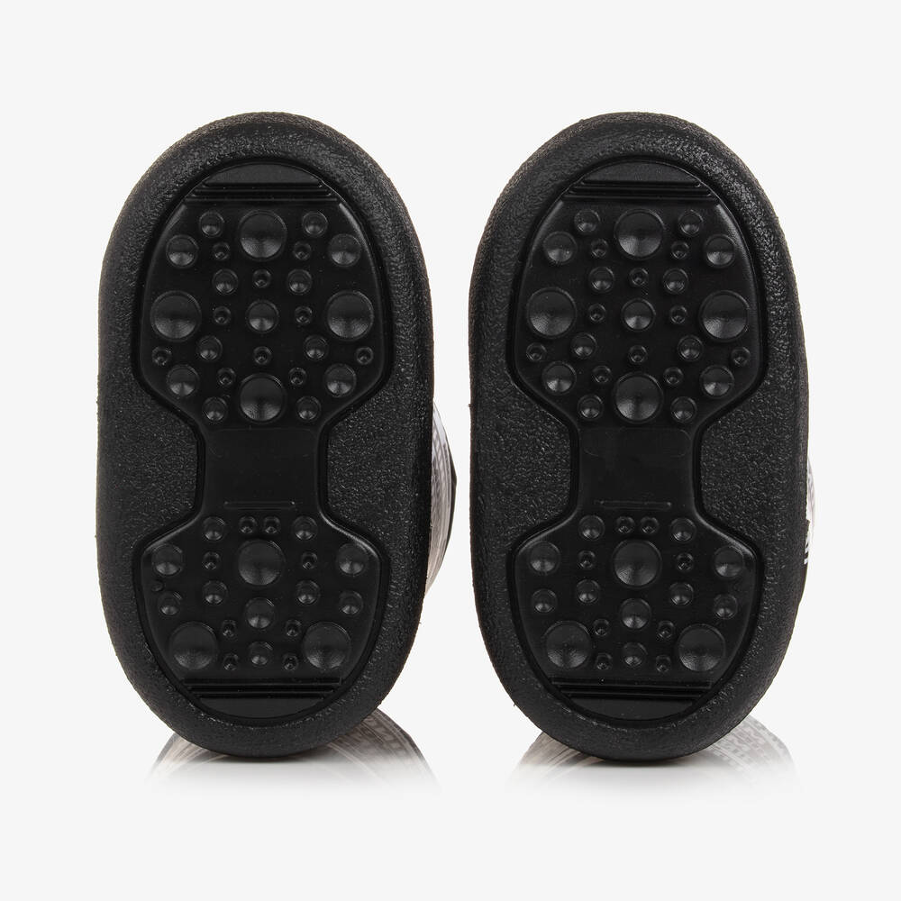 Moschino Кид-Тин-Черно-белые боты для подростков | Childrensalon Outlet