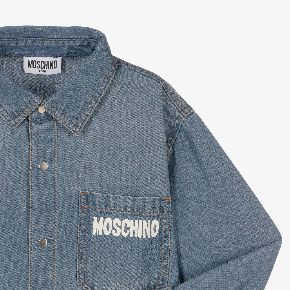 Hm moschino denim jacket new arrivals