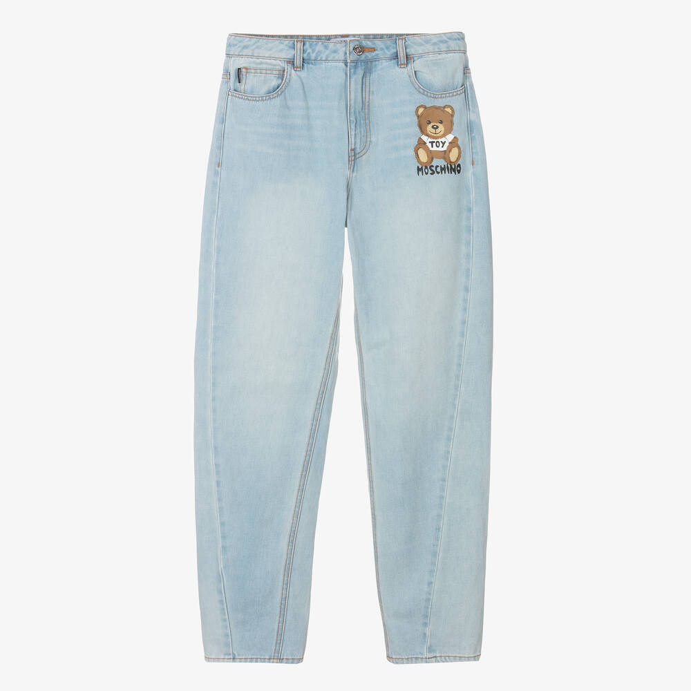 Moschino Kid-Teen - Jean en denim Teddy Bear ado | Childrensalon