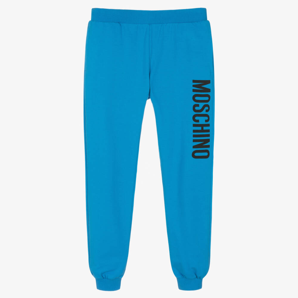 Moschino Kid-Teen - Blaue Teen Jogginghose | Childrensalon