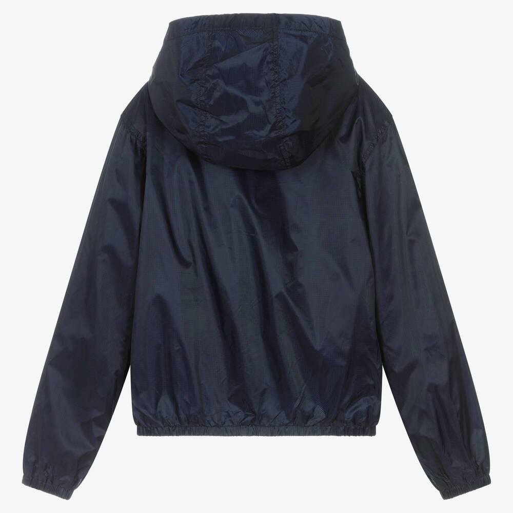 Moschino Kid-Teen - Teen Blue Teddy Logo Windcheater