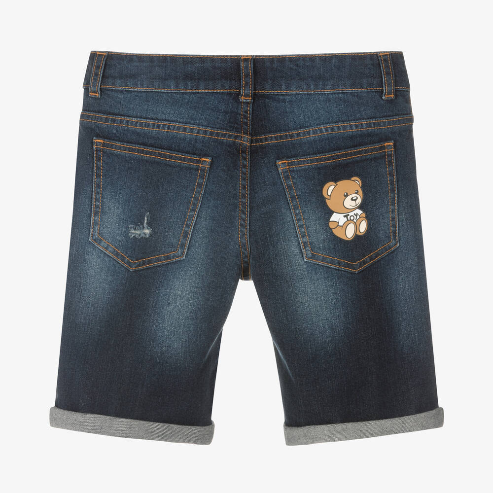 Moschino Кид-Тин-Синие джинсовые шорты | Childrensalon Outlet