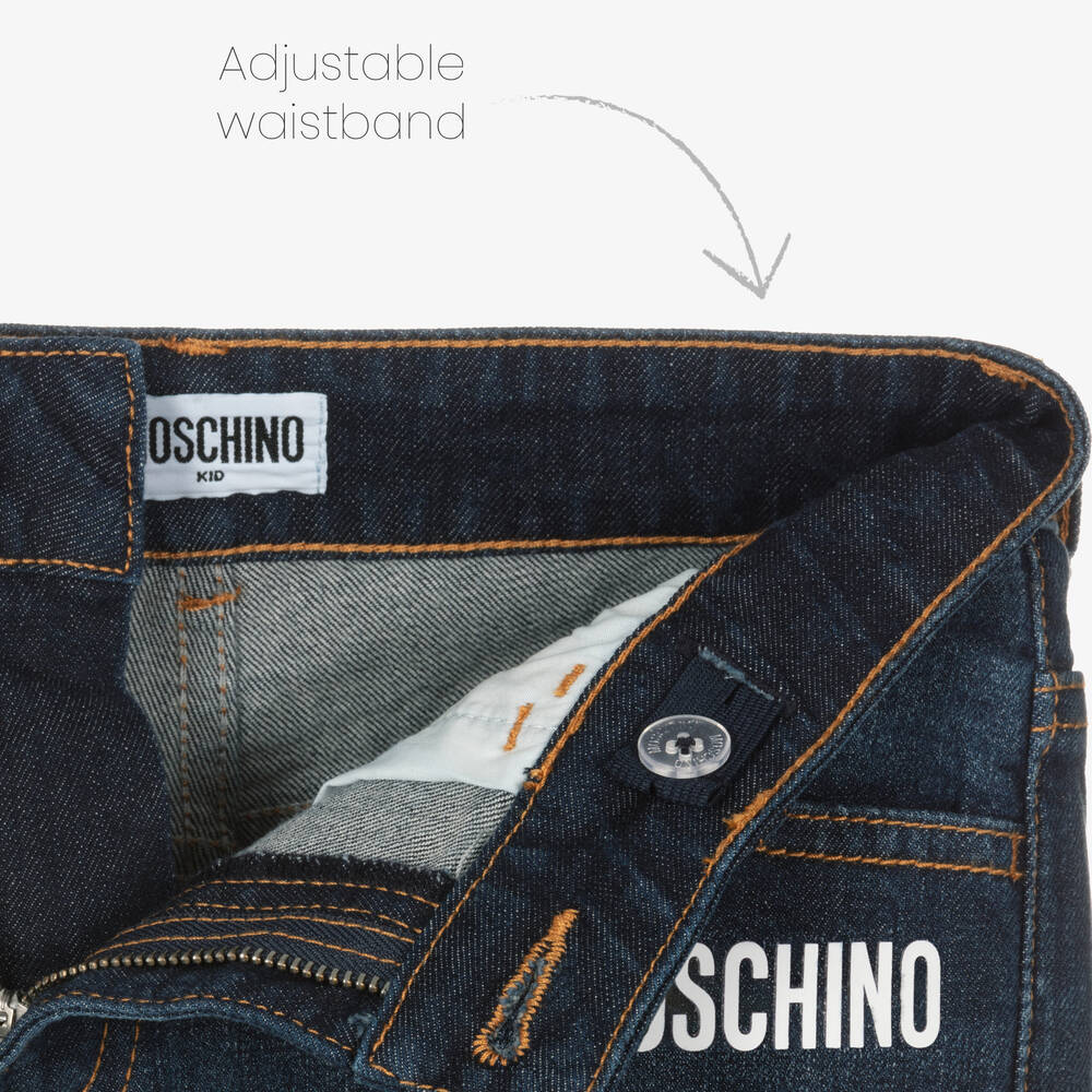 Moschino Кид-Тин-Синие джинсовые шорты | Childrensalon Outlet