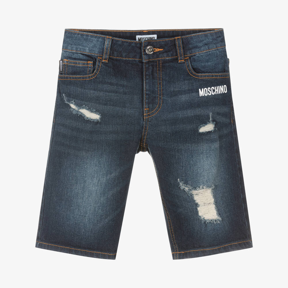 Moschino Кид-Тин-Синие джинсовые шорты | Childrensalon Outlet