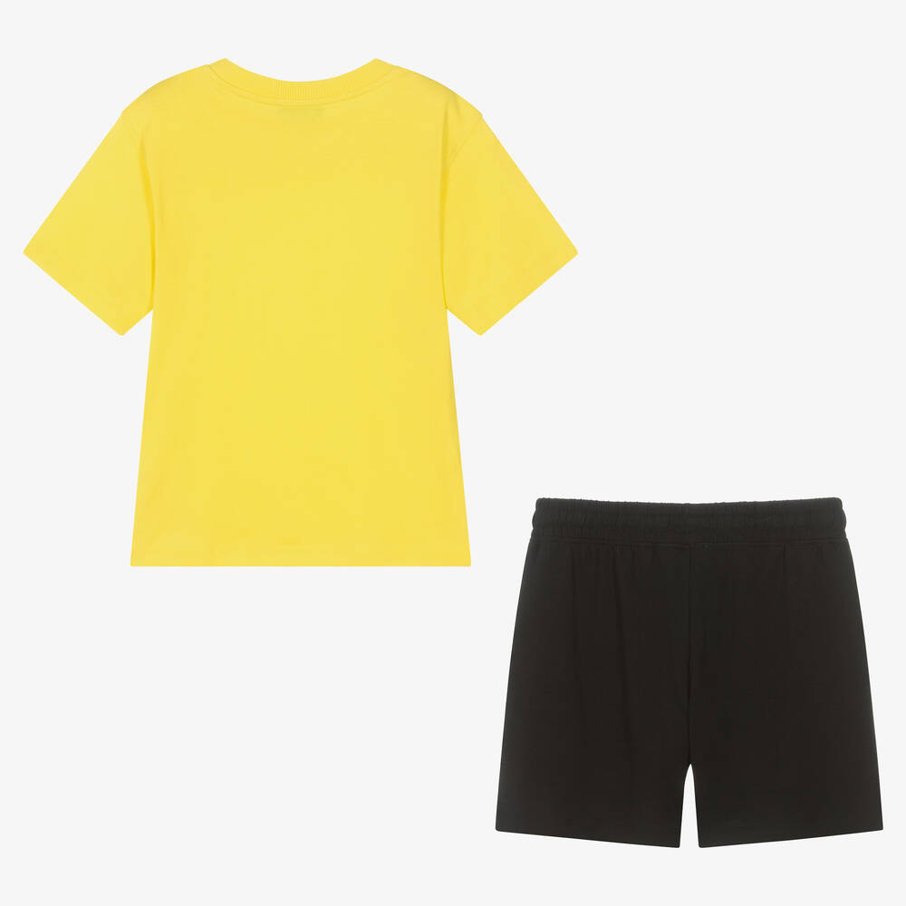 Moschino Kid-Teen-Teen Boys Double Smiley Logo Shorts Set | Childrensalon Outlet
