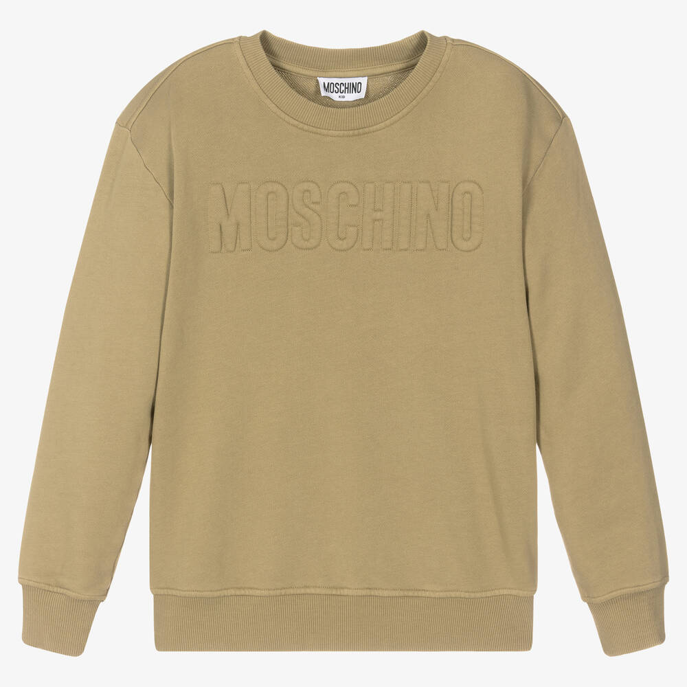 Moschino Kid-Teen - Khakibraunes Teen Sweatshirt | Childrensalon