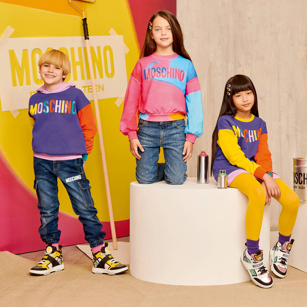MOSCHINOトレーナー モスキーノ キッズ トレーナー MOSCHINO ブランド 子供服 ロンT