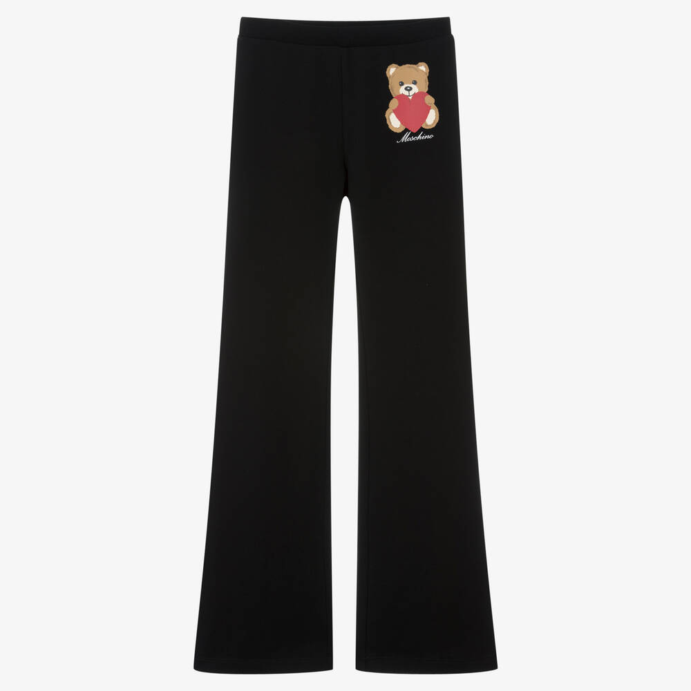 Moschino Kid-Teen - Pantalon de jogging noir Teddy Bear | Childrensalon