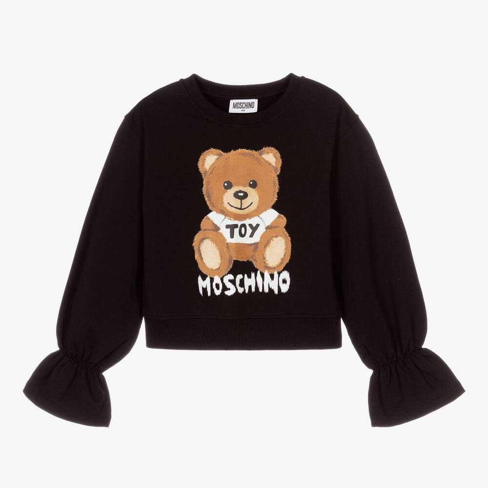 Moschino Kid-Teen - Teen Teddy-Sweatshirt, Schwarz | Childrensalon