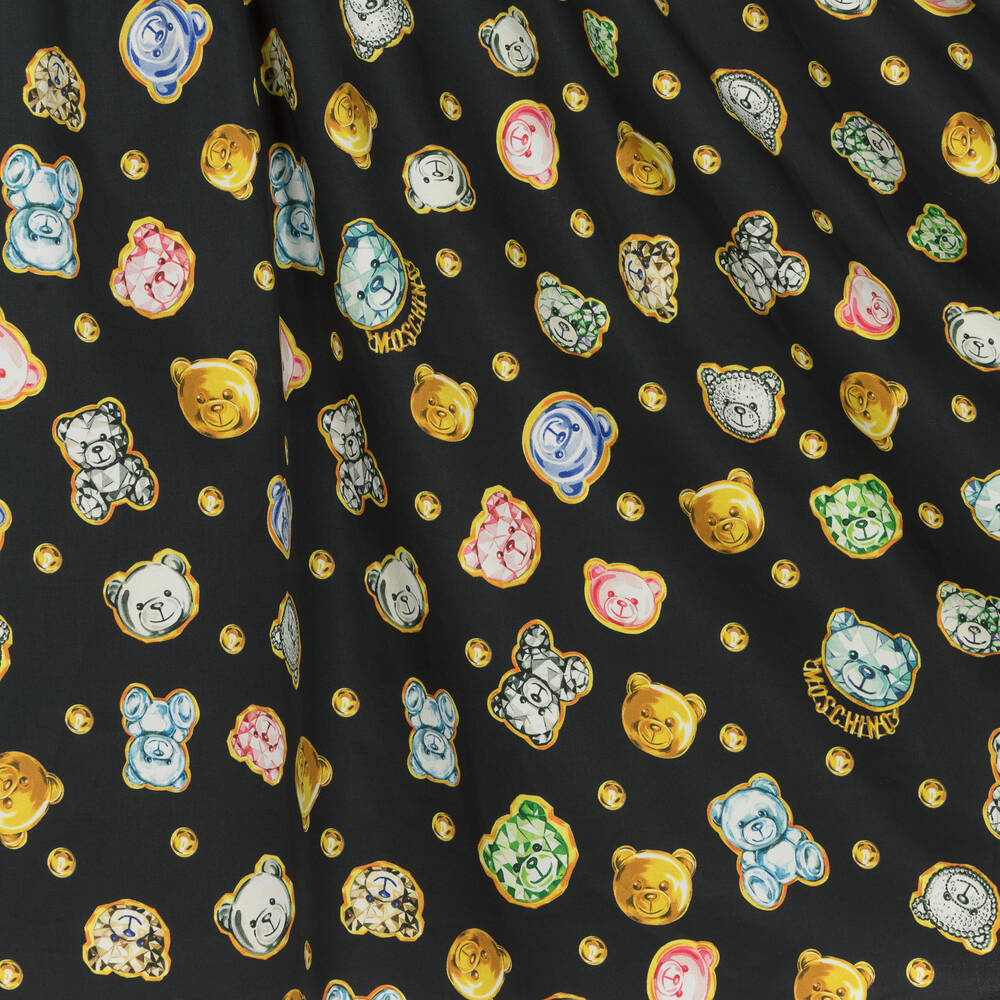 Moschino Кид-Тин-Teen Girls Black Teddy Bear Gems Skirt | Childrensalon Outlet